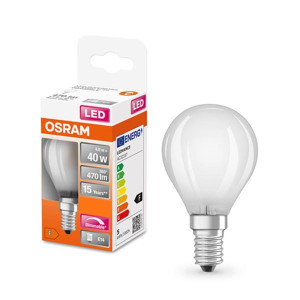 Osram E14 Led Dimmable Matte Filament Ball Bulb 4.8W (40W) Los00172 - Dimmable LED Bulb for Dimmer Switches