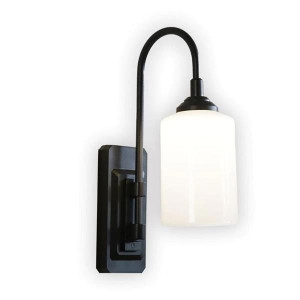 Jml Smart Sconce Black, 100 Lumens, 9 Brightness Levels, Remote Dimming, Easy Install, Black Finish