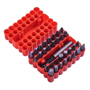 Amtech 33Pce Bit Set for DIY and Professional Trades