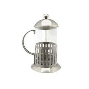 Apollo Tempered Glass Stainless Steel Coffee Maker 800ml - Durable, Shock Proof, 350ml Capacity