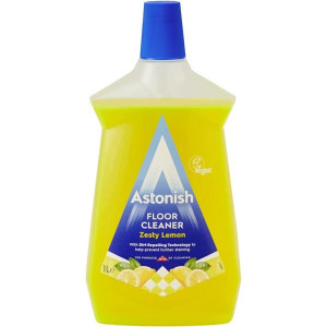 Astonish Floor Cleaner Lemon 1L, Eco-Friendly, Suitable for Various Surfaces, 1L, Lemon Scent