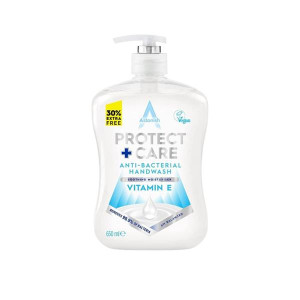 Astonish Vitamin E Protect & Care Handwash, 99.9% Bacteria Removal, Soothing Moisturiser, 650ml