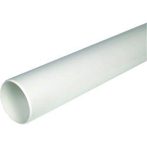 Easi Plumb White Waste Pipe, 4m Length, 40mm Diameter for Plumbing Applications