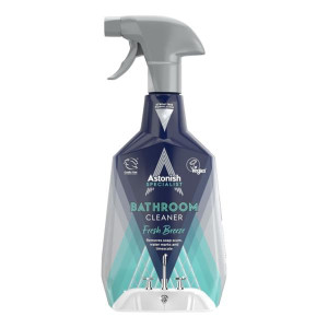 Astonish Specialist Bathroom Cleaner, 750ml, Soap Scum and Grime Remover, Fresh Breeze Scent, for Bathroom Surfaces