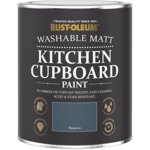 Rustoleum Chalky Blend Cupboard Paint, 750ml, Ultra-Flat Matt Finish, Water Resistant, Wood and Melamine Surfaces, No Primer Needed