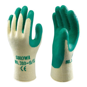 Greengrip Easy Grip Gloves for Men - Green, Large, Polycotton, Ventilated