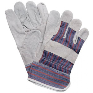 Safeline Canadian Rigger Gloves for Men - Grey, CE Certified