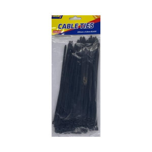 Safeline Cable Ties - Black - 200Mm X 4.8Mm - Industrial Cable Management
