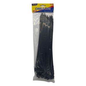 Safeline Cable Ties - Black - 300Mm X 4.8Mm - for Cable Management