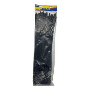 Safeline Cable Ties 550Mm X 7.6Mm Black, High-Quality Cable Organizers for Cables and Wires, Black Color, 550mm x 7.6mm Size