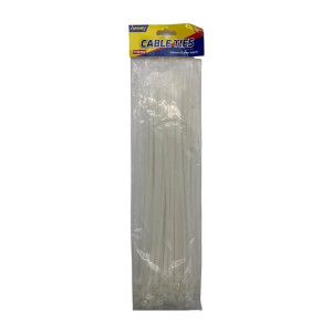 Safeline Cable Ties - 350mm x 4.8mm Clear/White