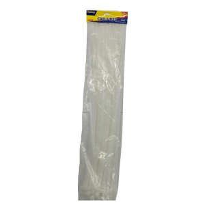 Safeline Cable Ties - 710mm x 9.0mm Clear/White