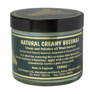 Curust Beeswax Creamy Clear for Furniture Restoration