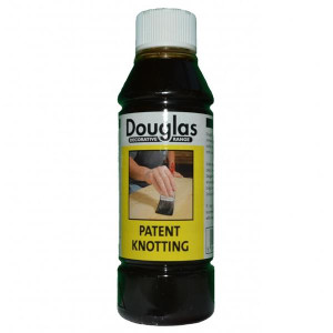 Douglas Patent Knotting, Dark Brown Finish, 250ml for Interior and Exterior Use