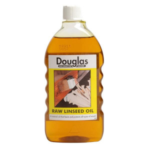 Douglas Linseed Oil Raw, 100% Natural, Water Resistant, for Wood, 500ml