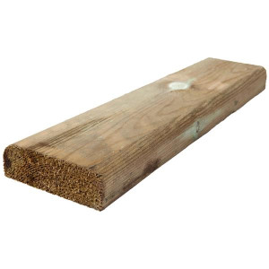 Timber 100 x 35mm D/Rail Treated 4.8Mtr for Construction Projects