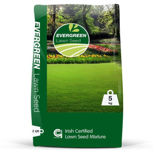 Evergreen Lawn Seed Evergreen No2, 5KG General Purpose Grass Seed for New Lawns, Re-seeding and Repairing, 5kg Bag, Evergreen Brand
