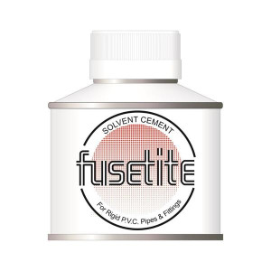 Fusetite Solvent Cement, Fast Setting, Gap Filling, 125ml, for Plumbing and Waste Fittings