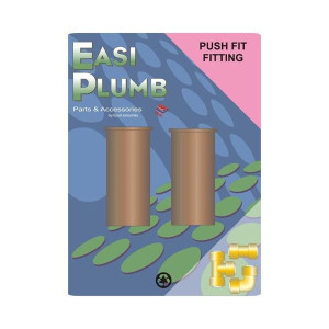 Easi Plumb 3/4" Plastic Pipe Inserts, 2-Pack, WRAS Approved