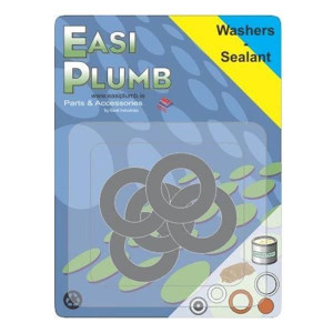 Easi Plumb Washing Machine Hose Washers Universal Fitting Washer 5Pk for Home Use