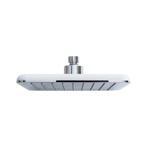 Euroshowers Square Overhead Shower Head Chrome, Modern Design, Easy to Install, 8" x 8", Chrome Finish