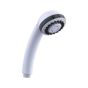 Euroshowers Easyjet 3 Pattern Shower Head, Adjustable Settings, White