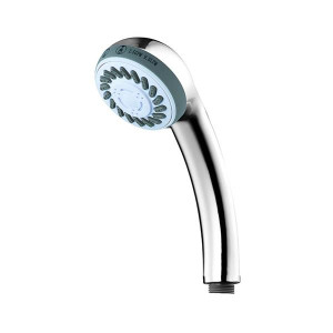 Euroshowers Easyjet 3 Pattern Shower Head, Chrome, Easy Clean, Adjustable Settings