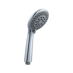 Euroshowers Shower Head Superjet Chrome - 5 Settings, Chrome Finish, Easy to Clean