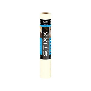 Stixx Carpet Protector 600Mm X 25M Roll, Waterproof, UV-Resistant, Low-Tack Adhesive, 90-Day Protection