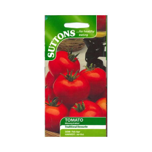 Sutton Seeds Tomato Moneymaker, Easy to Grow, Greenhouse or Outdoor, 18-20 Weeks to Harvest