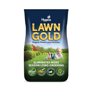 Hygeia Lawn Gold Fertilizer, 20kg, Child & Pet Safe, Up to 400m2 Coverage