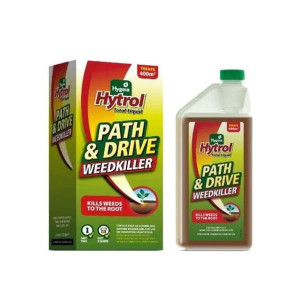 Hytrol 1 Litre Path & Drive Weedkiller, Controls weeds effectively, Treats up to 400m², Ideal for application in Spring & Summer