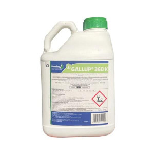 Gallup Gallup 360-K Weedkiller 5L for Agricultural Use, Glyphosate Based, Total Weed Control