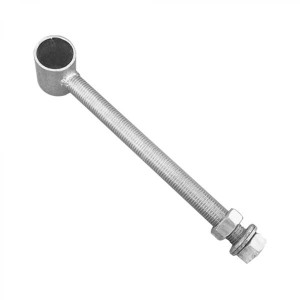Premium Choice Gate Hanger, 12 in Top Screw Type, Zinc Plated, Steel Construction