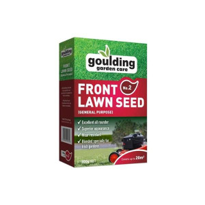 Gouldings Lawn Seed No2, Wear Resistant, 500g, Irish Conditions, Excellent All Rounder