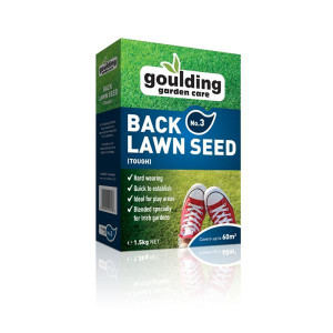 Gouldings Lawn Seed No3, 500g, High Quality Seed for Green & Healthy Lawn, Covers 20m2, Hard Wearing, Quick to Establish, Irish Garden Blend
