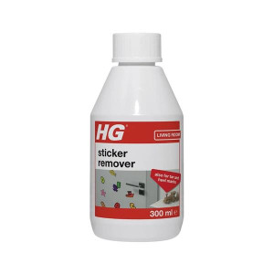 HG Sticker Remover, 300ml, Removes Adhesive, Tar, Grease Stains, Oil, Heel Marks, Wood, Metal, Glass, Plastic