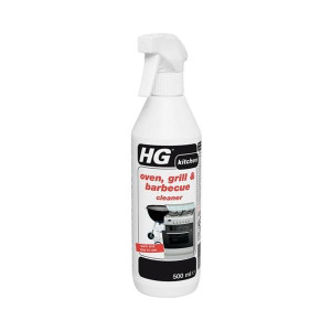 HG Oven, Grill & BBQ Cleaner, 500ml, Intensive Grease Remover for Ovens, Grills and Barbecues