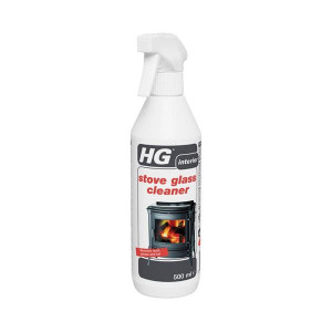 HG Stove Glass Cleaner for Wood Stoves - Quickly Removes Soot, Grease and Tar, 500ml