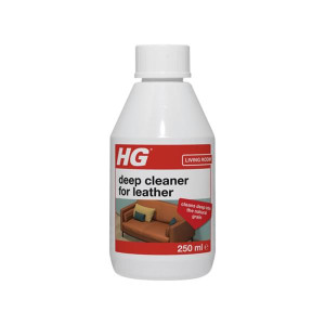 HG Deep Leather Cleaner, 250ml, Safe and Mild, for Full Aniline and Scumbled Leather Types