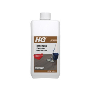 HG Laminate Gloss Cleaner (Wash & Shine) for Laminate Floors, 1L, No Rinse, Protective Finish