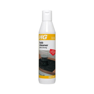 HG Ceramic Hob Cleaner, 250ml, Fresh Smelling, Easy to Use, Removes Baked On Food