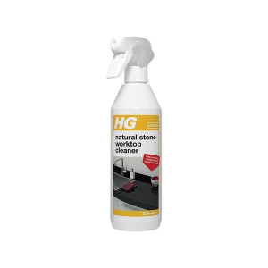 HG Natural Stone Kitchen Top Cleaner, 500ml, Removes Fat & Grime, Streak-Free Finish, Easy to Use, Enhances Texture