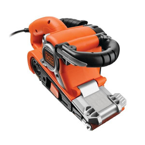 Black & Decker 720W Belt Sander, 76mm x 533mm Sanding Belt, Variable Speed, Adjustable Tracking, Dust Extraction for Construction and DIY Projects