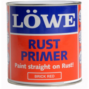 Lowe Rust Primer Brick Red 250ml for Metal Surfaces
