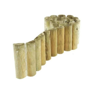 Woodford Logroll 6" x 1.8m (6ft) for Garden Borders and Pathways