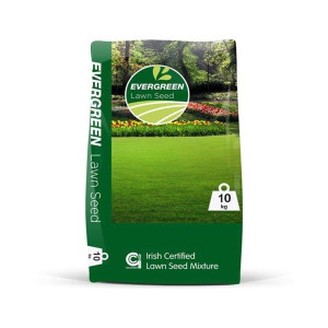Evergreen Lawn Seed Leisure No 2 10Kg for Lawn Repair and New Lawns, High-Quality Ryegrass and Fescue, 10kg