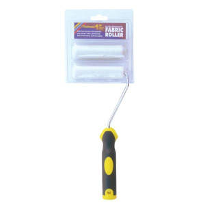 Fleetwood 4" Fabric Roller With Sleeve for Painting Small Areas or Edges, Ideal for Emulsion & Gloss Paints
