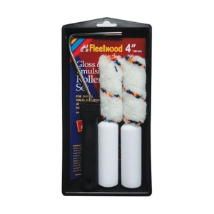 Fleetwood 4" Tray Set for Interior and Exterior Use with Gloss and Emulsion Sleeves