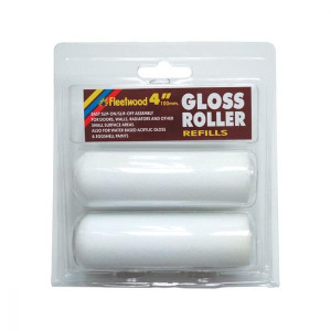 Fleetwood 4in Gloss Roller Sleeves, 2-Pack for Waterbased & Gloss Paints